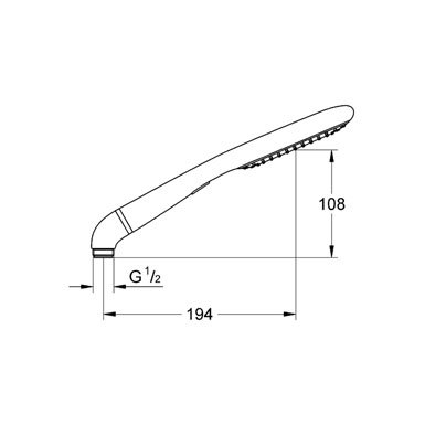 Dušo galvutė Grohe Rainshower Eco 1