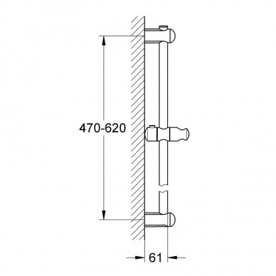 Dušo stovelis Grohe EUPHORIA 1