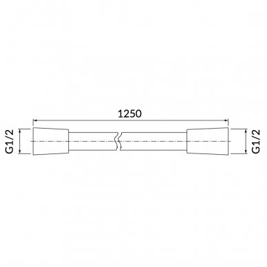 Dušo žarna Omnires Silver-X125SL 1