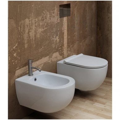 GROHE ir Alice Ceramica Unica RIMLESS su SLIM soft close WC komplektas 2