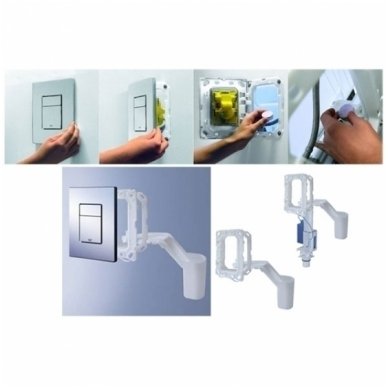 GROHE ir Alice Ceramica Unica RIMLESS su SLIM soft close WC komplektas 6