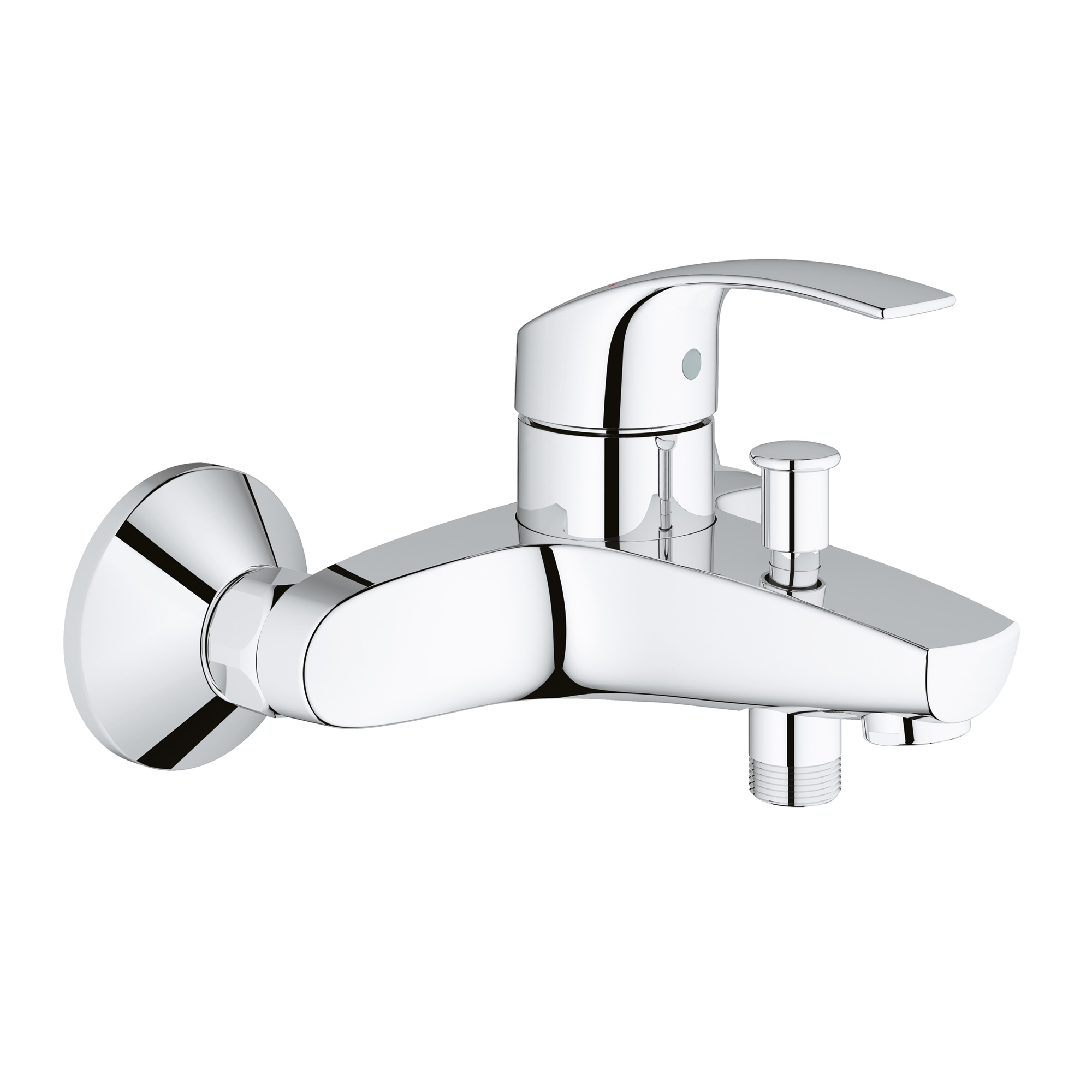 Eurosmart хром. Grohe Eurosmart New 33300002. Смеситель для ванны Grohe Eurosmart. Смеситель для ванны Grohe New Eurosmart 33300002. Смеситель Грое Евросмарт для ванны.