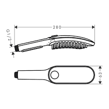 Hansgrohe dušo galvutė šunims 3