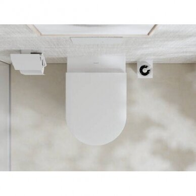 Hansgrohe EluPura S pakabinamo WC puodo su lėtai užsidarančiu dangčiu komplektas 6