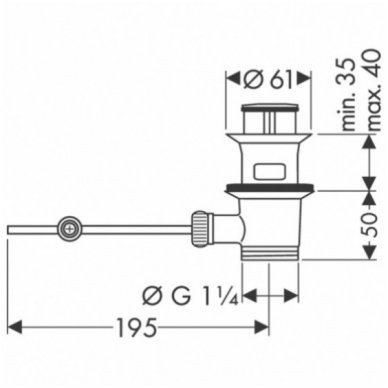 Hansgrohe maišytuvas praustuvui Talis S 250 2