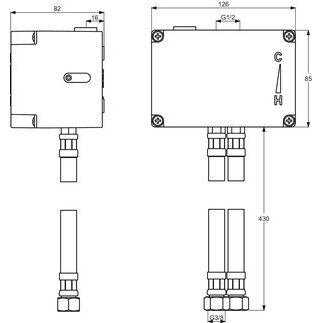 Ideal Standard Ceraplus pamaišymo vožtuvas termostatinis 1