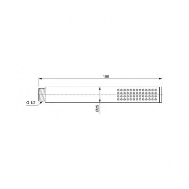 Ideal Standard Ceratherm T100 potinkinės termostatinės sistemos komplektas, chromas 4