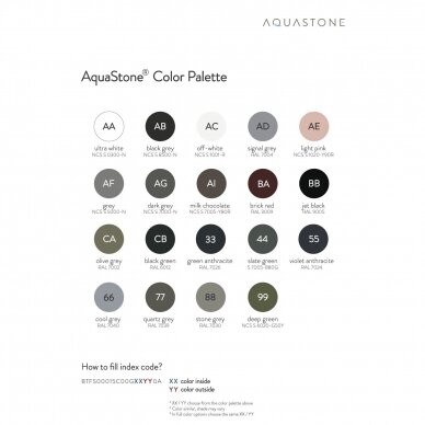 Lieto akmens praustuvas Aquastone AQS10 60 x 37 cm 4