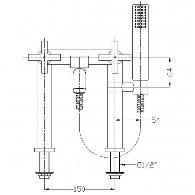 Maišytuvas voniai Omnires Modern C304-H 1