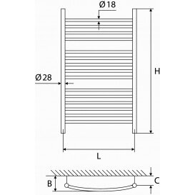 Varinis rankšluosčių džiovintuvas Elonika EV 1537 KLD 87 x 37 cm (išpardavimas) 1