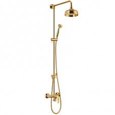 Blizgaus aukso spalvos Omnires Art Deco AD5144GL dušo sistema (išpardavimas)