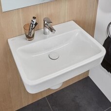 Pakabinamas Villeroy & Boch O.Novo praustuvas su skyle maišytuvui 4A416101 60 x 46 cm