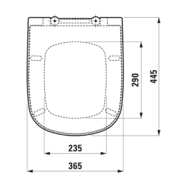 Pakabinamas klozetas Laufen Palomba Rimless 6