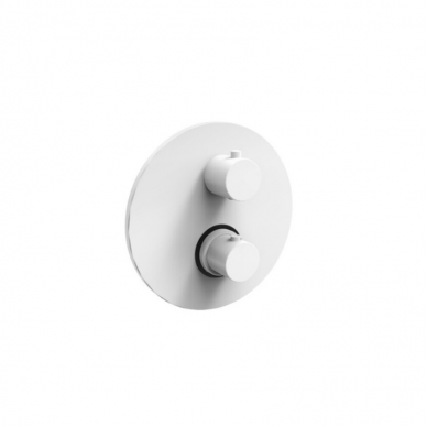 Paffoni Light baltos spalvos potinkinis dviejų taškų termostatinis maišytuvas