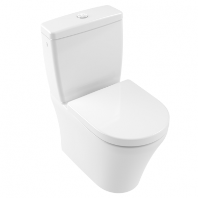 Pastatomas klozetas Villeroy & Boch O.Novo Compact su soft close dangčiu