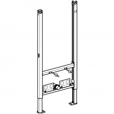 Potinkinis bidė rėmas Geberit Duofix Basic su tvirtinimo elementais 1