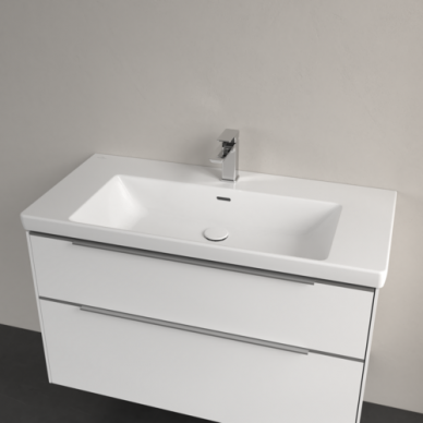 Praustuvas Villeroy & Boch Subway 3.0 su CeramicPlus danga ir su perpildymu 100 x 47 cm 2