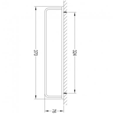 Rankšluosčių kabykla Darling DA70230BL 370 mm 1