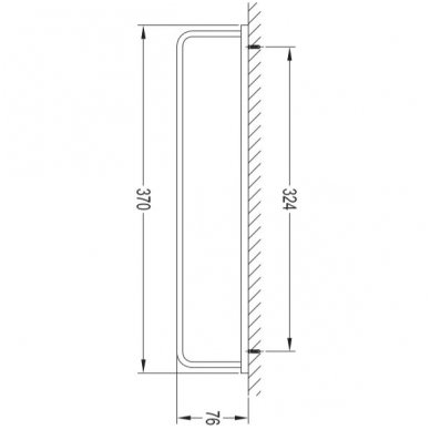 Rankšluosčių kabykla Darling DA70230GL 370 mm 1