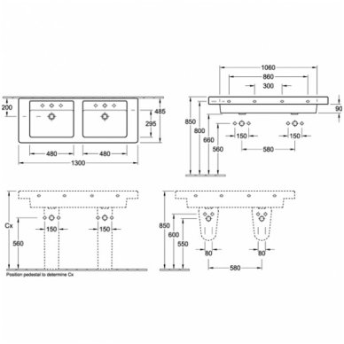 Villeroy&Boch dvigubas praustuvas 1300x485 Omnia Architectura 61311301 1