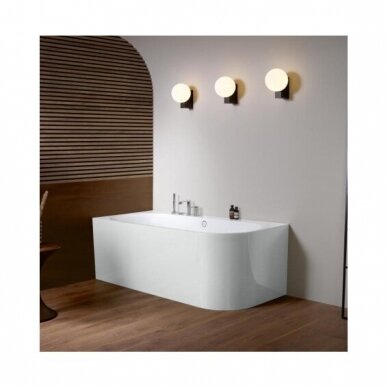 Vonia Villeroy & Boch Oberon 2.1 180 x 80 cm su panele ir sifonu (kairė) 2